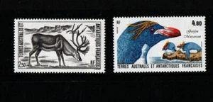 TERRITORIOS FRANCESES DEL SUR Y LA ANTÁRTIDA 1987 SG225-226 VIDA SILVESTRE ANTÁRTICA MN - Imagen 1 de 1