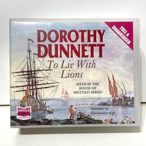 To Lie With Lions CD Audiobook by Dorothy Dunnett House Of Niccolo Series No. 6 - Picture 1 of 5