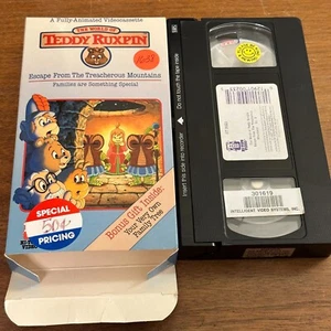 The World of Teddy Ruxpin Escape From The Treacherous Mountains VHS Movie - Picture 1 of 3