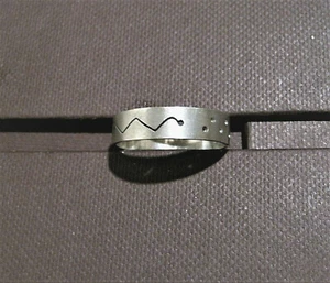 Ring, 925er Silber, mattiert, Handarbeit, verschiedene Größen! - Picture 1 of 1