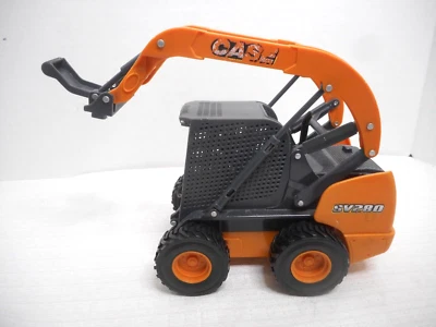 Case SV280 Skid Steer Backhoe ERTL 1/16 Big Farm Dirt Toy Sounds Lights TOMY EUC - Image 1 of 4