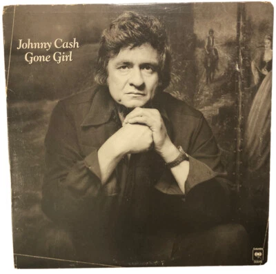 JOHNNY CASH Gone Girl Vinyl LP Columbia KC-35646 Stones No Expectations 1977 VG+ - Image 1 of 4
