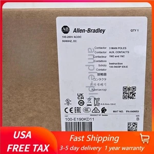 100-E190KD11 100E190KD11 Contactor 100-250Vac 3P NEW US Free Tax - Bild 1 von 5