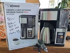 Zojirushi Fresh Brew Plus Thermal Carafe Coffee Maker EC-YTC100 FLAWS READ*** - Picture 1 of 14