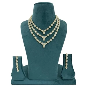 Layered Necklace Set Indian Fashion Jewelry For Women - Picture 1 of 3