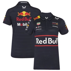 Women's Red Bull Racing Navy Red Bull Racing Replica Polo - Picture 1 of 3