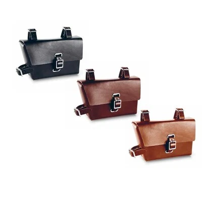 Brooks B4 Genuine Leather Bicycle Top Seat Tube Frame Bag Saddle Handlebar Elegant - Image 1 of 4