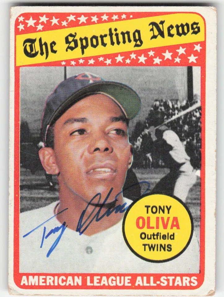 1969 Topps #427 Tony Oliva autógrafo en persona 56371 Foto 1 de 1