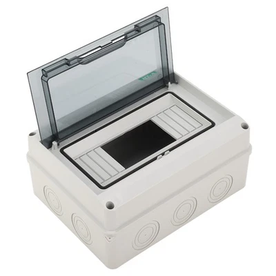 8 Way Distribution Protection Box IP65 Waterproof Outdoor Circuit Breaker Box - Image 1 of 4