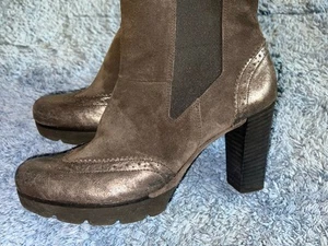 Paul Green Damen-Stiefeletten Größe 39 Wildleder Braun Gebraucht - Bild 1 von 11
