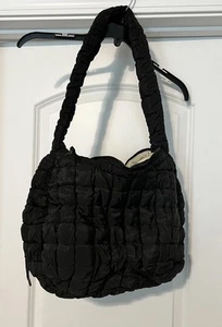 Women Puffer Tote Bag Puffy Quilted Handbag Tote Lightweight Carryall Bag NEW - Picture 1 of 5