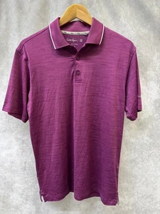 Polo Walter Hagen Birdseye pequeño para hombre frambuesa brezo - Imagen 1 de 2