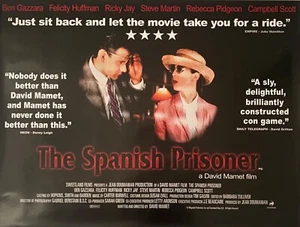 Il prigioniero spagnolo origine 1997 d/s brit quad 30""x40"" arrotolato nuovo david mamet - Foto 1 di 1