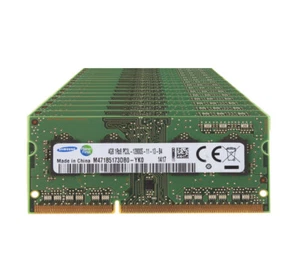 Samsung 4GB 1RX8 DDR3L 1600MHz PC3L-12800S 204PIN SO-DIMM Laptop RAM Memory LOT - Picture 1 of 14