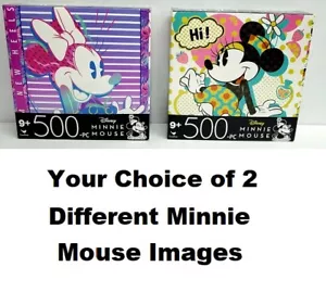 500pz DISNEY MINNIE MOUSE PUZZLE COLORATO CARDINALE NUOVO - Foto 1 di 7