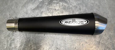 NEW! REMUS Titanium PowerCone Left  Muffler 60mm Inlet BMW KTM Triumph Honda Etc - Image 1 of 4