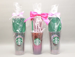 Starbucks Tumbler Cold Cup 16oz with 1 Single Brew Coffee - YOU CHOOSE - Picture 1 of 21