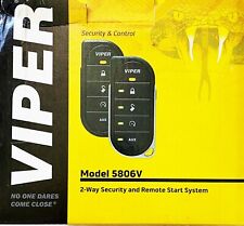 New Viper 5806V 2-Way Led Car Alarm Security and Remote Start System
