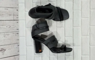 Zapatos de salón clásicos Donald J Pliner Edie punta abierta negros MUJER TALLA 7 Foto 1 de 4