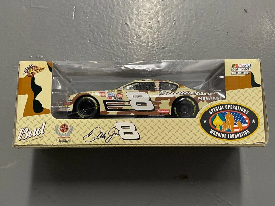 2007 Winner's Circle NASCAR #8 Dale Earnhardt Jr Budweiser Desert Sand Camo 1 24
