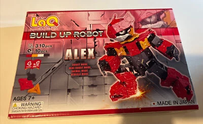 YOSHIRITSU LaQ BUILD UP ROBOT ALEX Puzzle block MADE IN JAPAN - Image 1 of 2