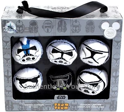 New 2017 Disney D23 Expo Star Wars Stormtrooper Mini Tsum Tsum Box Set of 6 - Image 1 of 2