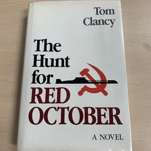 Signed First Edition, The Hunt For Red October Tom Clancy, Like New Condition - Picture 1 of 12