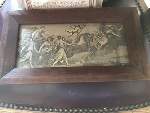 Woodcut From An 1834 Issue Of The Penny Magazine,Aurora Of Guido,6.5 X 12” - Picture 1 of 4