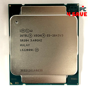 Intel Xeon E5-2643 V3 SR204 3.40GHz 20M Six-Core LGA 2011-3 R3 Server CPU 135W