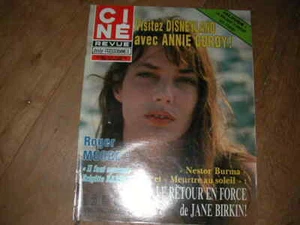 CineRevue 1982 JANE BIRKIN cover + poster JULIE ANDREWS JACLYN SMITH DEBRA PAGET - Picture 1 of 1