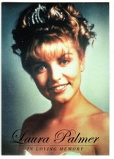 TWIN PEAKS 2018 CT1 CASE TOPPER MEMORIAL CARD Laura Palmer - In Loving Memory
