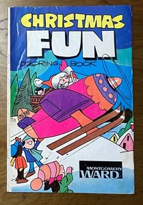 Montgomery Ward Christmas Fun Coloring Book Comic Book premium give away - Picture 1 of 5