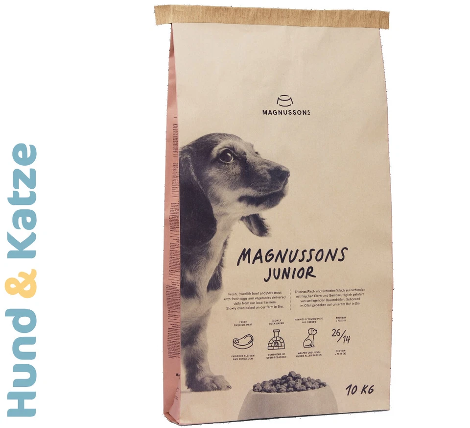 MAGNUSSONS HUNDEFUTTER JUNIOR, GEBACKEN AUS SCHWEDEN - Bild 1 von 1