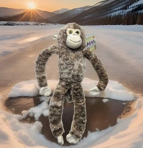 NEW Hanging Monkey Pal 23" Stuffed Animal Plush Toy Lovey Brown Long Arms Legs - Picture 1 of 9