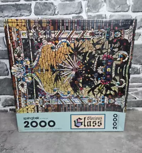 2000 Piece Jigsaw Puzzle Springbok Glorious Glass Brand New - Imagen 1 de 4
