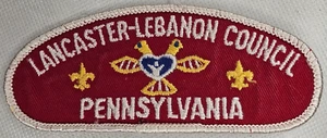 Lancaster-Lebanon Pennsylvania Council Vintage Boy Scouts Patch - Picture 1 of 3