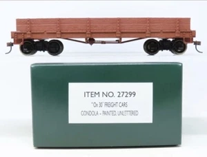 On30 Scale Bachmann 27299 Unlettered Low-Side Wooden Gondola - Picture 1 of 5
