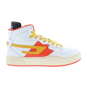 Diesel S-Ukiyo Mid Y02675-PR013-H8819 Mens White Lifestyle Sneakers Shoes - Picture 1 of 8