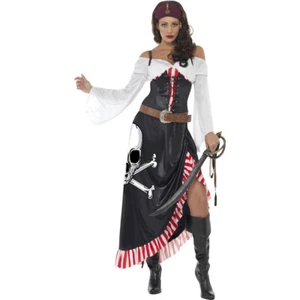 Damenkostüm Fasching Pirat Seeräuberin Piratin Korsarin Piratenbraut L 44/46 - Bild 1 von 3