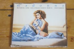 MADONNA Material Girl - Jellybean 80s 12" mix - rare 2 track CD single - Picture 1 of 3
