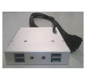 Silverstone G11902740 (Silber) USB3.0 Upgrade Kit (2xUSB3.0, 2xAudio) - Bild 1 von 1
