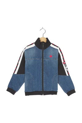 Dsquared2 Pullover Zip Jacke Jeansjacke Gr. EU 116 Blau Mädchen Neu - Bild 1 von 4