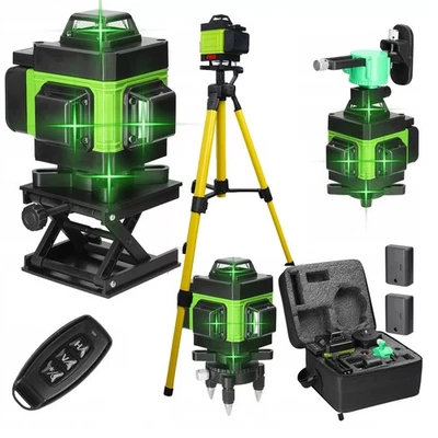 360° Kreuzlinienlaser Selbstnivellierend 16 Linien Laser Level mit Stativ DHL - Bild 1 von 4