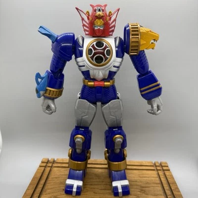 Bandai 2002 Power Rangers Megazord Storm Blue Lightning 10" - Image 1 of 4