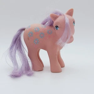 MLP Figure My Little Pony Mommy Bright Bouquet Pink Flowers 1983 Hasbro genuine - Imagen 1 de 7