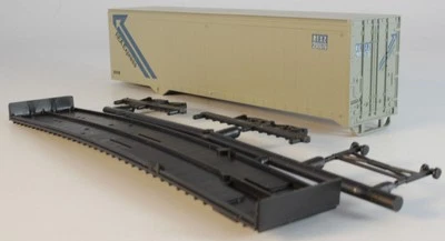 Tractor Athearn HO REA Express con remolque trasero 40' caja azul 5482 290676 Foto 1 de 4