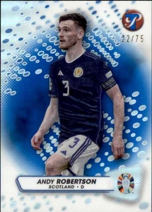2023 Topps Pristine Andy Robertson Road UEFA EURO Blue Pristine #d/75 - Picture 1 of 2