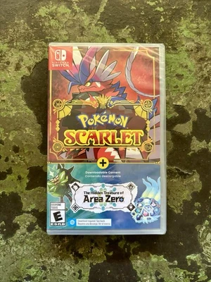 Pokemon Scarlet + Hidden Treasure of Area Zero DLC ON CART Revision 004 Switch - Image 1 of 4