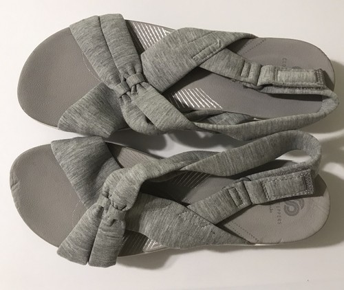 Cloudsteppers by Clarks sandali slingback grigi da donna taglia 9 5 W