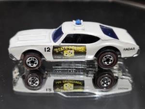 Hot Wheels Redline Olds 442 State Police Flying Colors Hong Kong Vintage Diecast - Picture 1 of 11